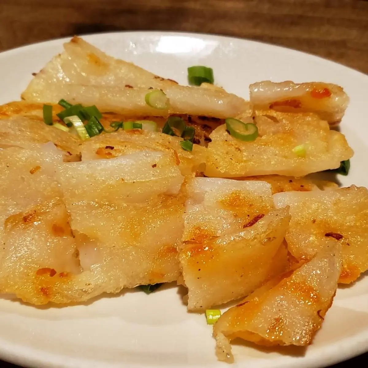 Pan Fried Noodle Roll with Dried Shrimp