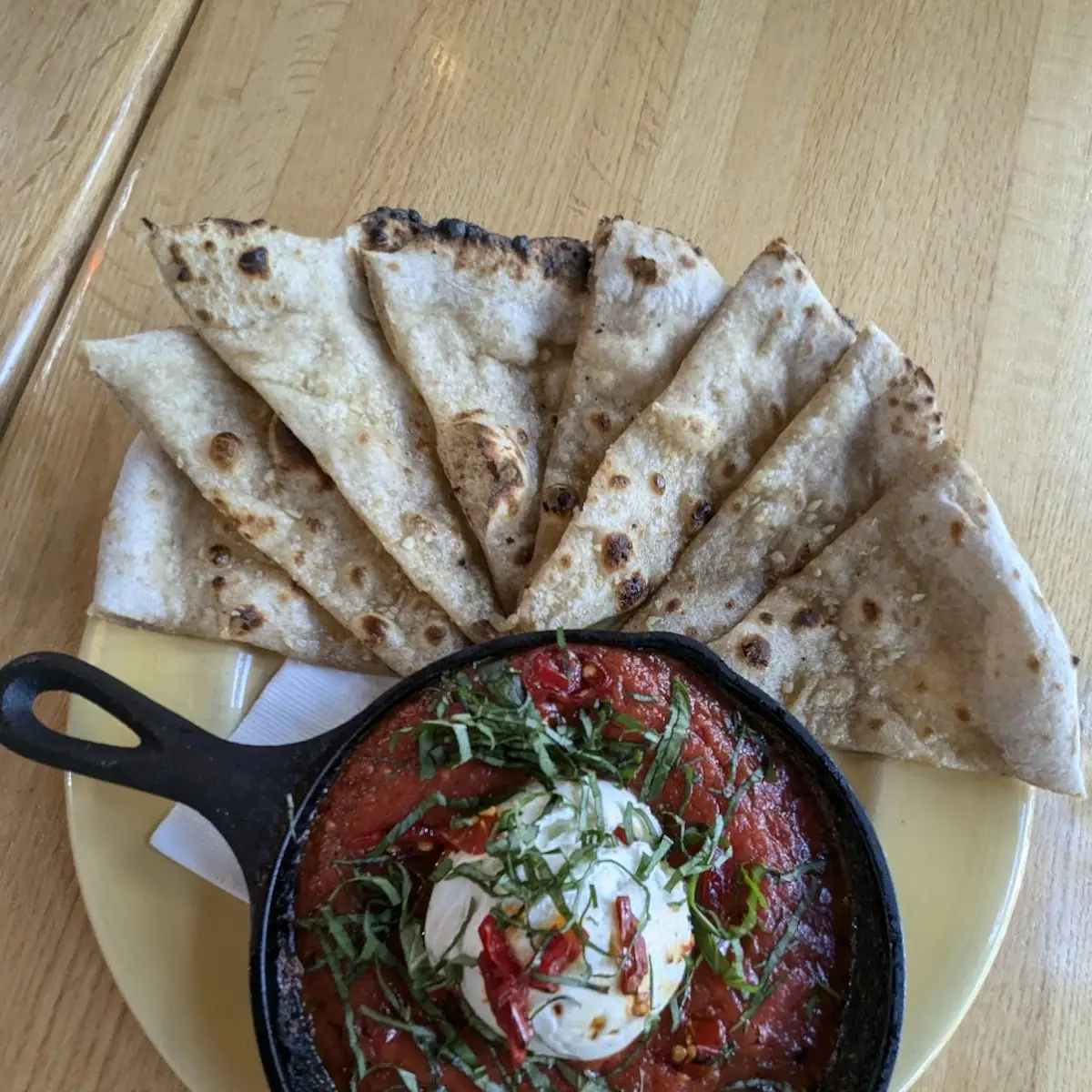 Fire Baked Goat Cheese