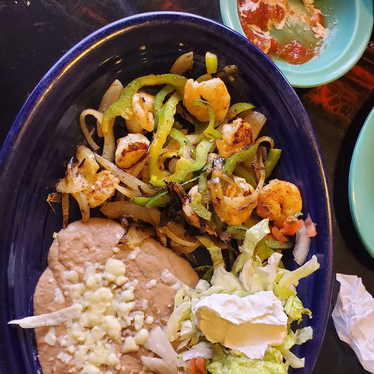 Shrimp Fajitas