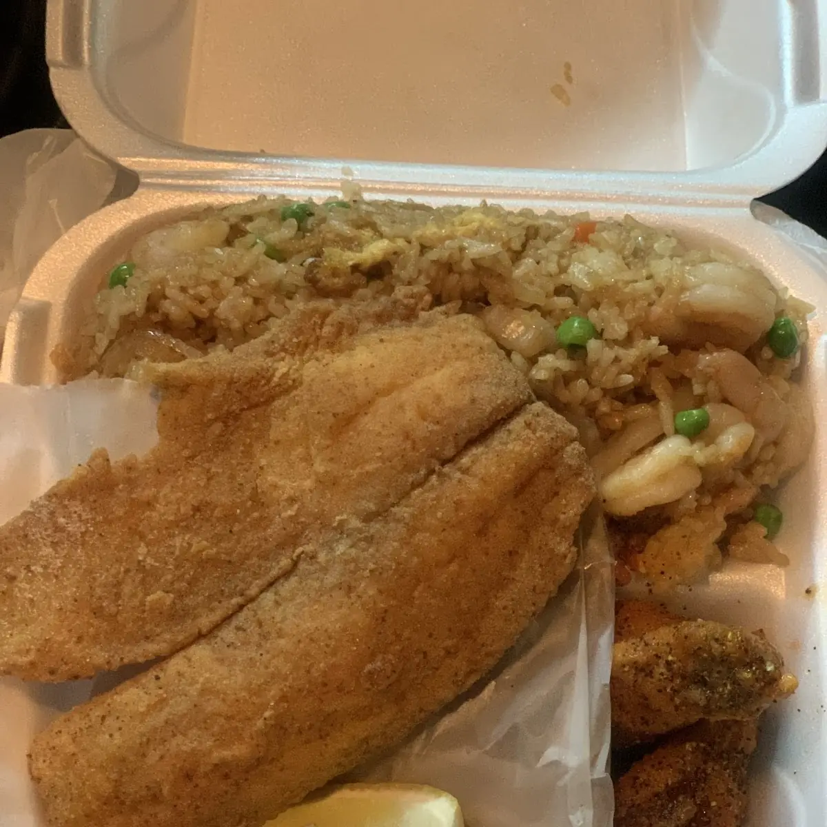 11 Combo House Fried Rice and Catfish
