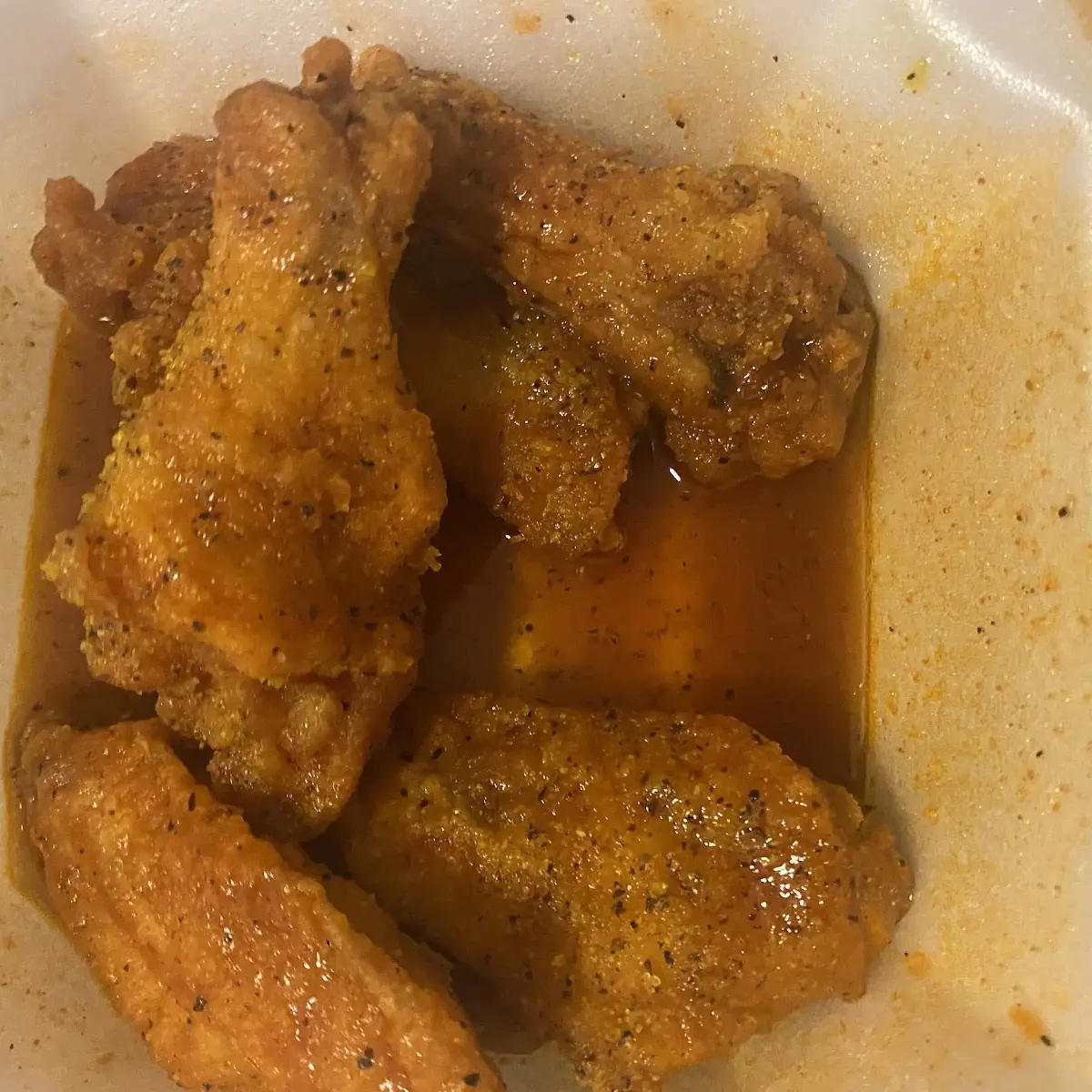 Hot Honey Lemon Pepper Chicken Wings