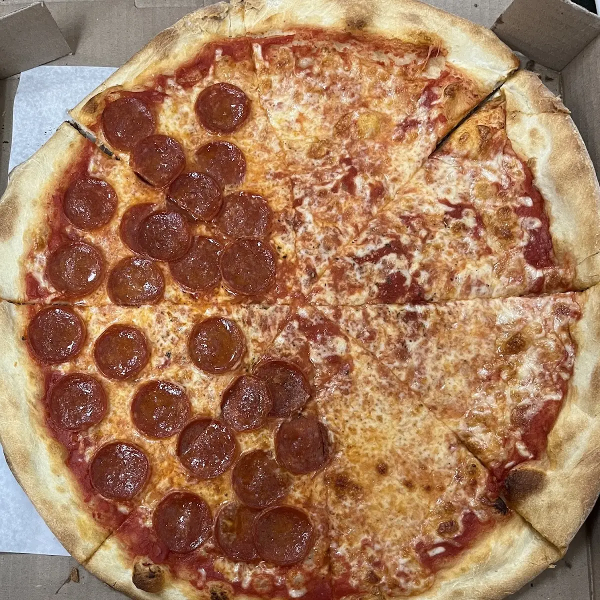 Pepperoni Pizza in Cardboard Box