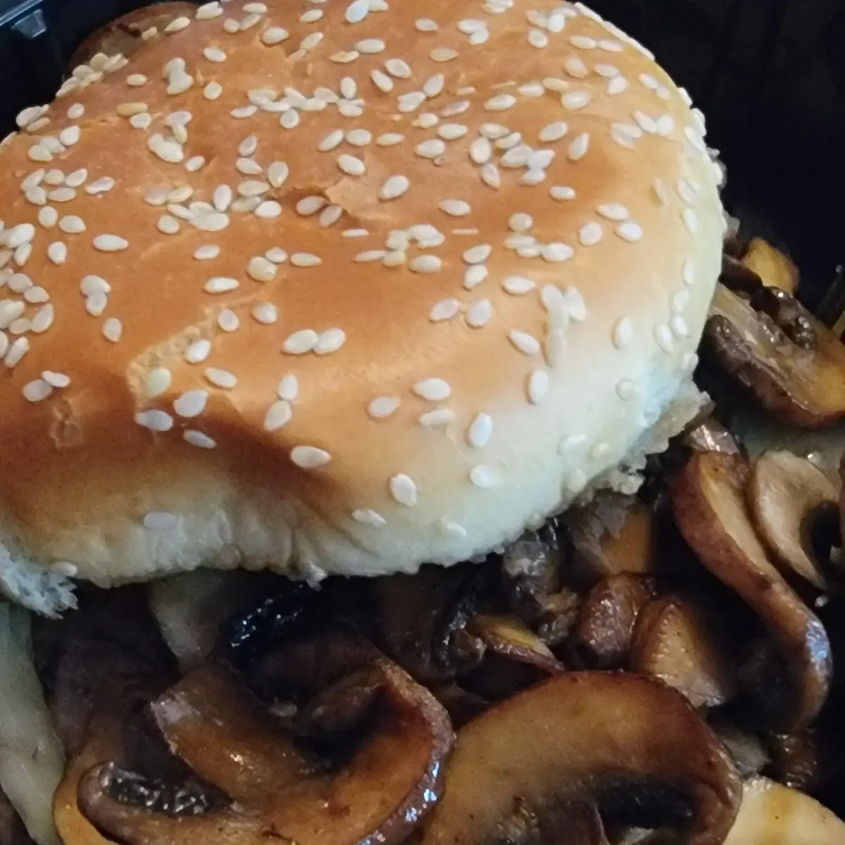 Mushroom Swiss Burger