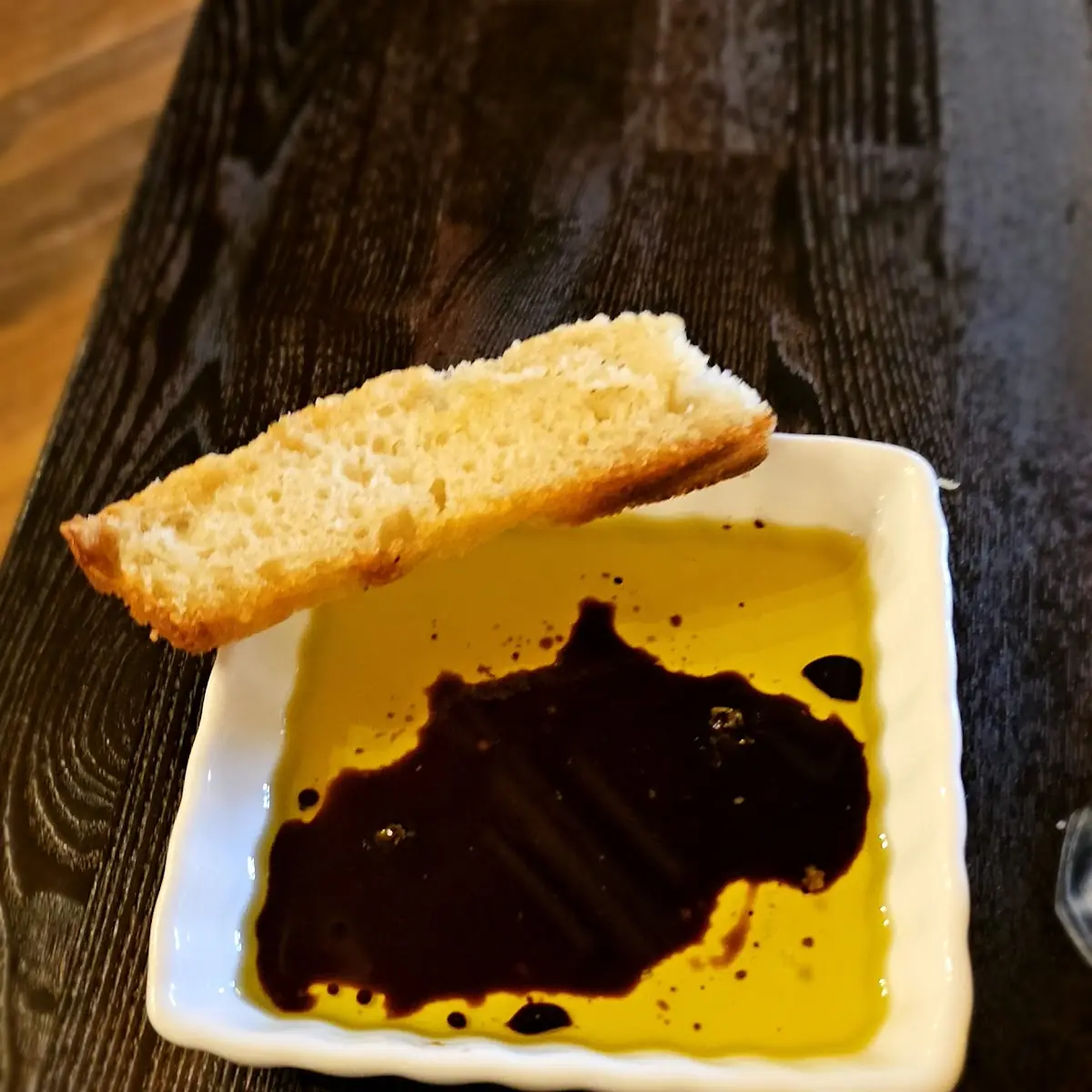 Bread and Olive Oil and Balsamic Vinaigrette