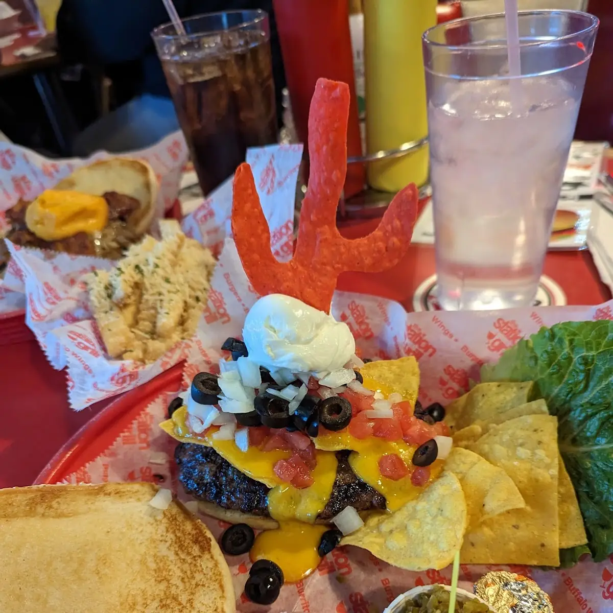 Macho Nacho Burger