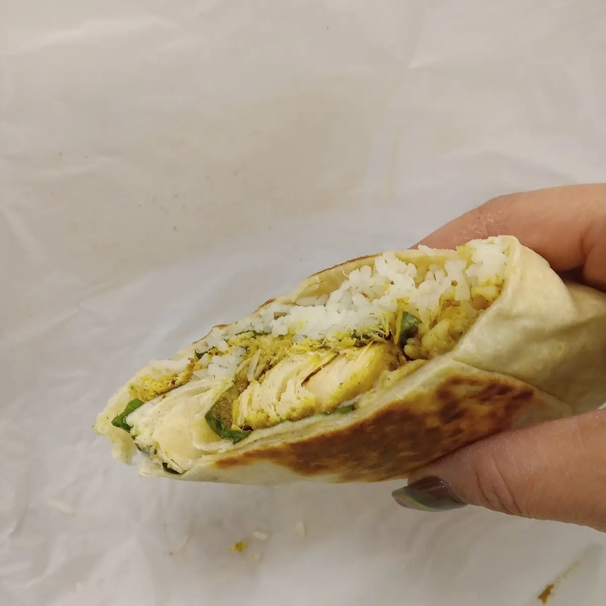 Curry Chicken Wrap