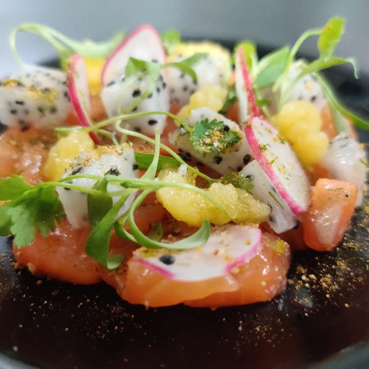 Salmon Belly Crudo