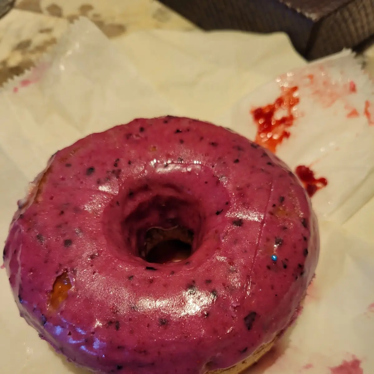 Blueberry Glazed Donut