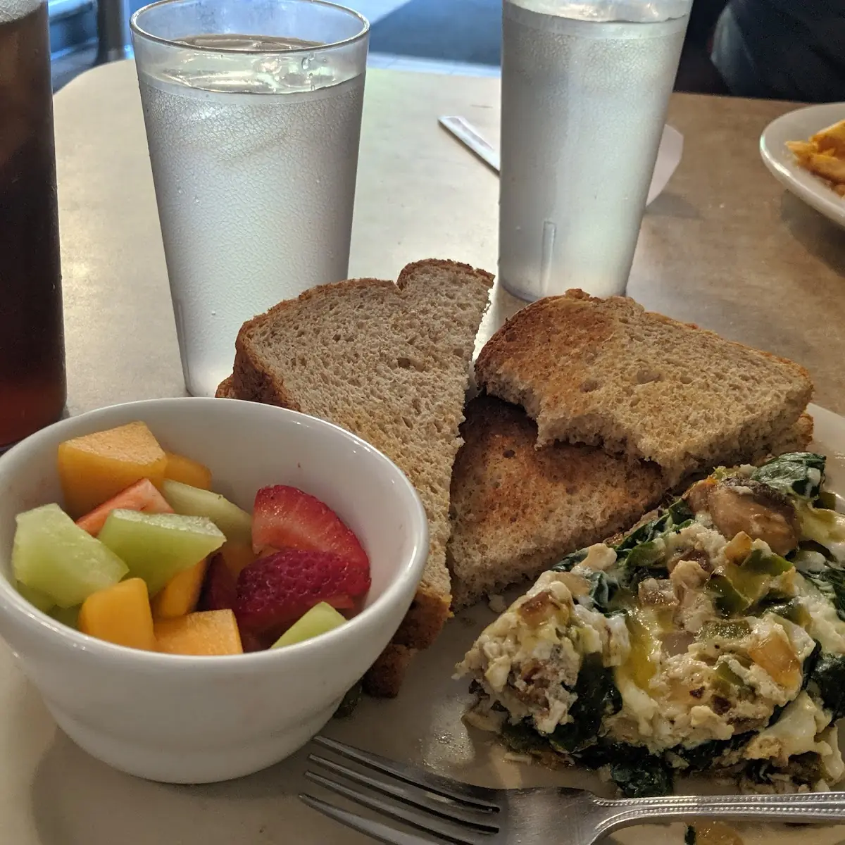 Veggie Egg White Scramble