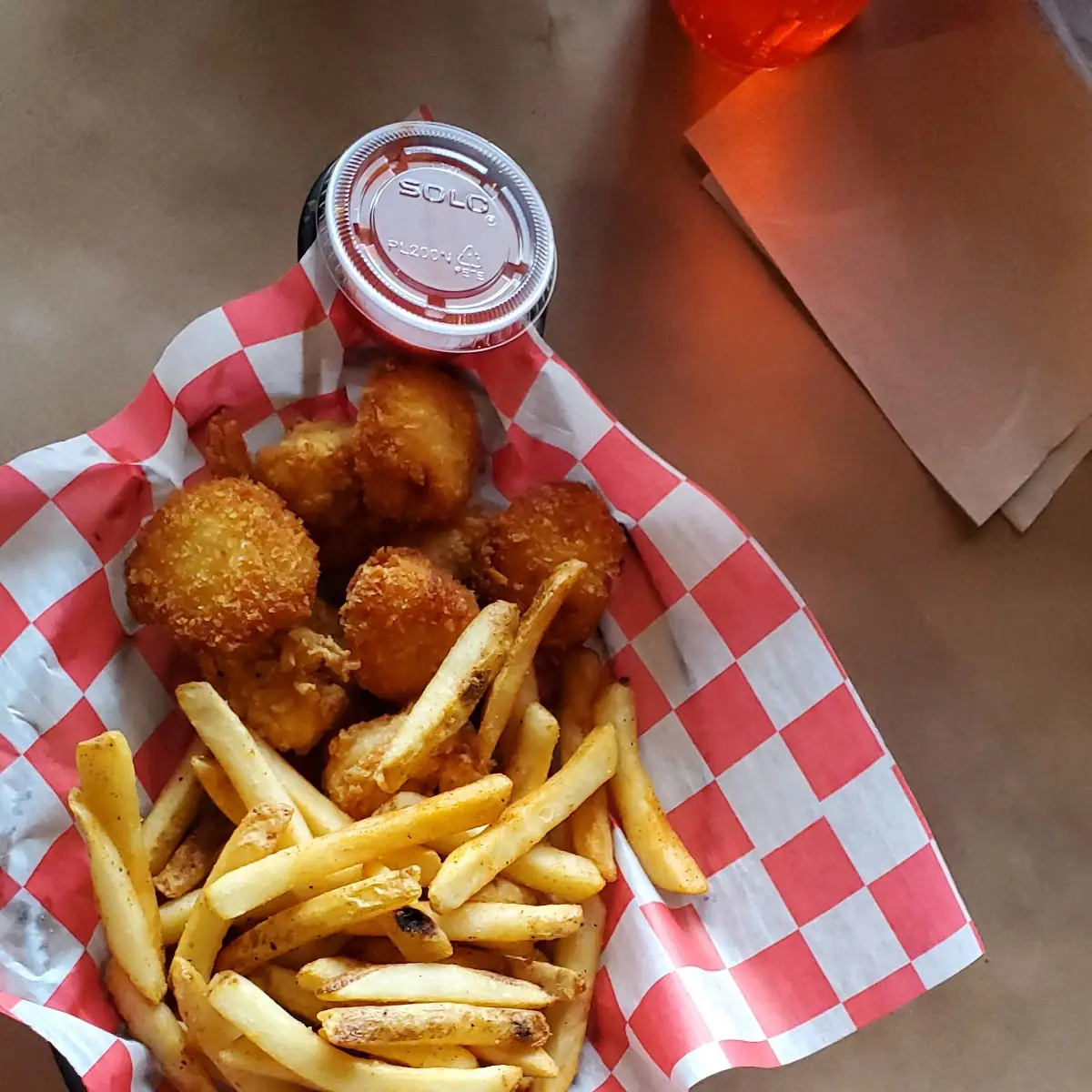 Fried Scallops Basket