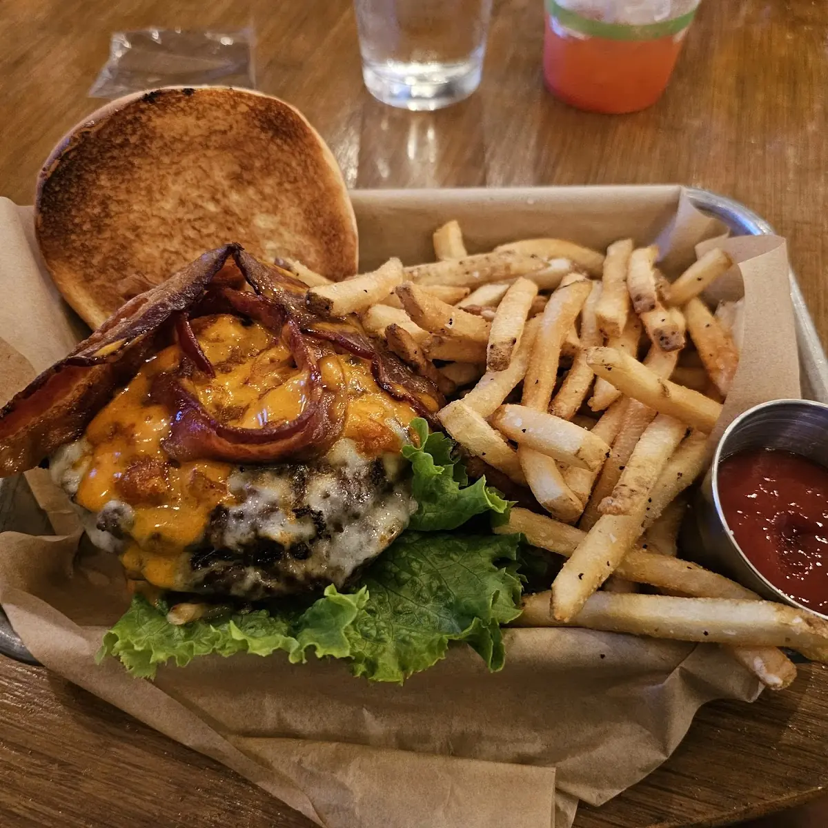 Kimchi Bacon Burger