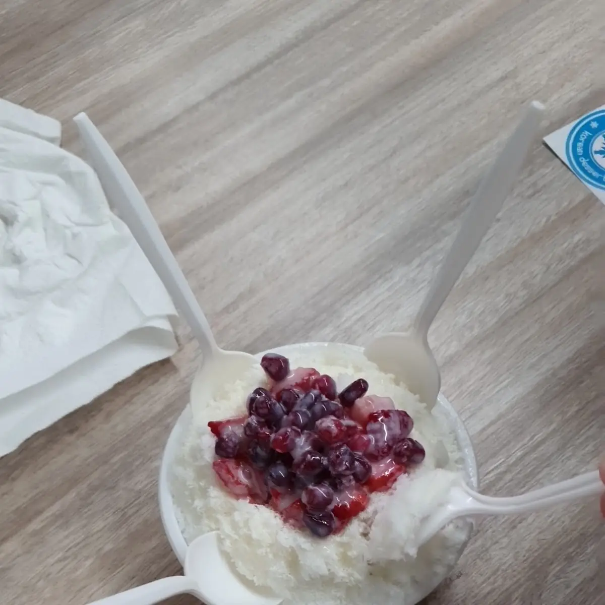 Pine Apple Grape Shaved Ice Cream