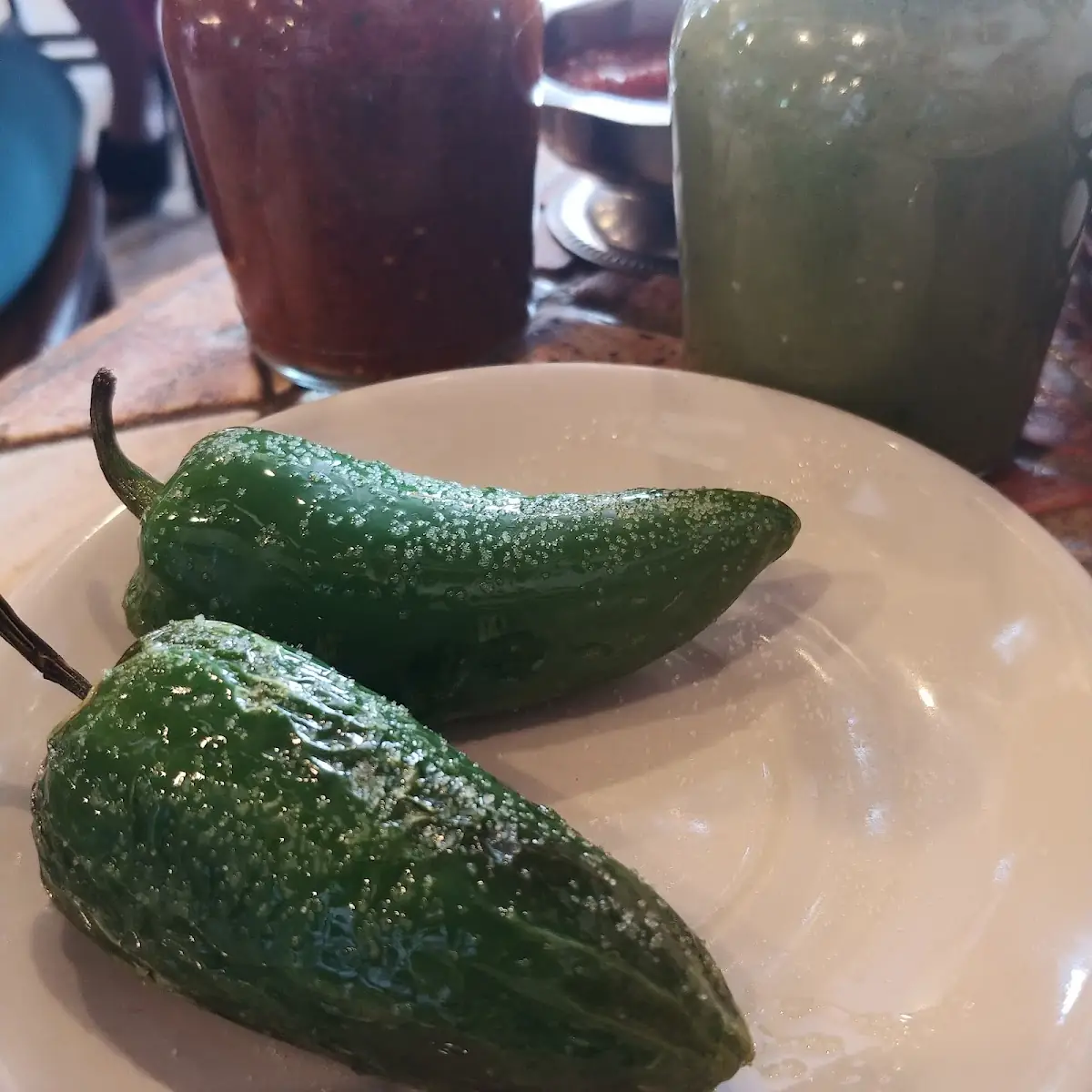 Grilled Jalapeños