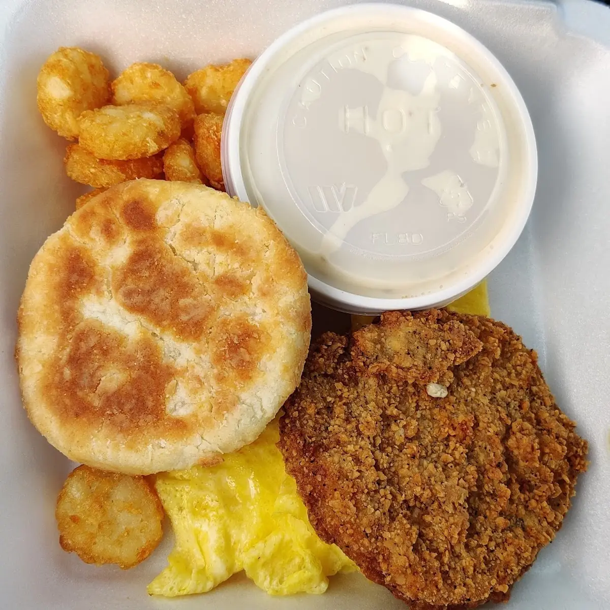Pork Chop Breakfast Platter