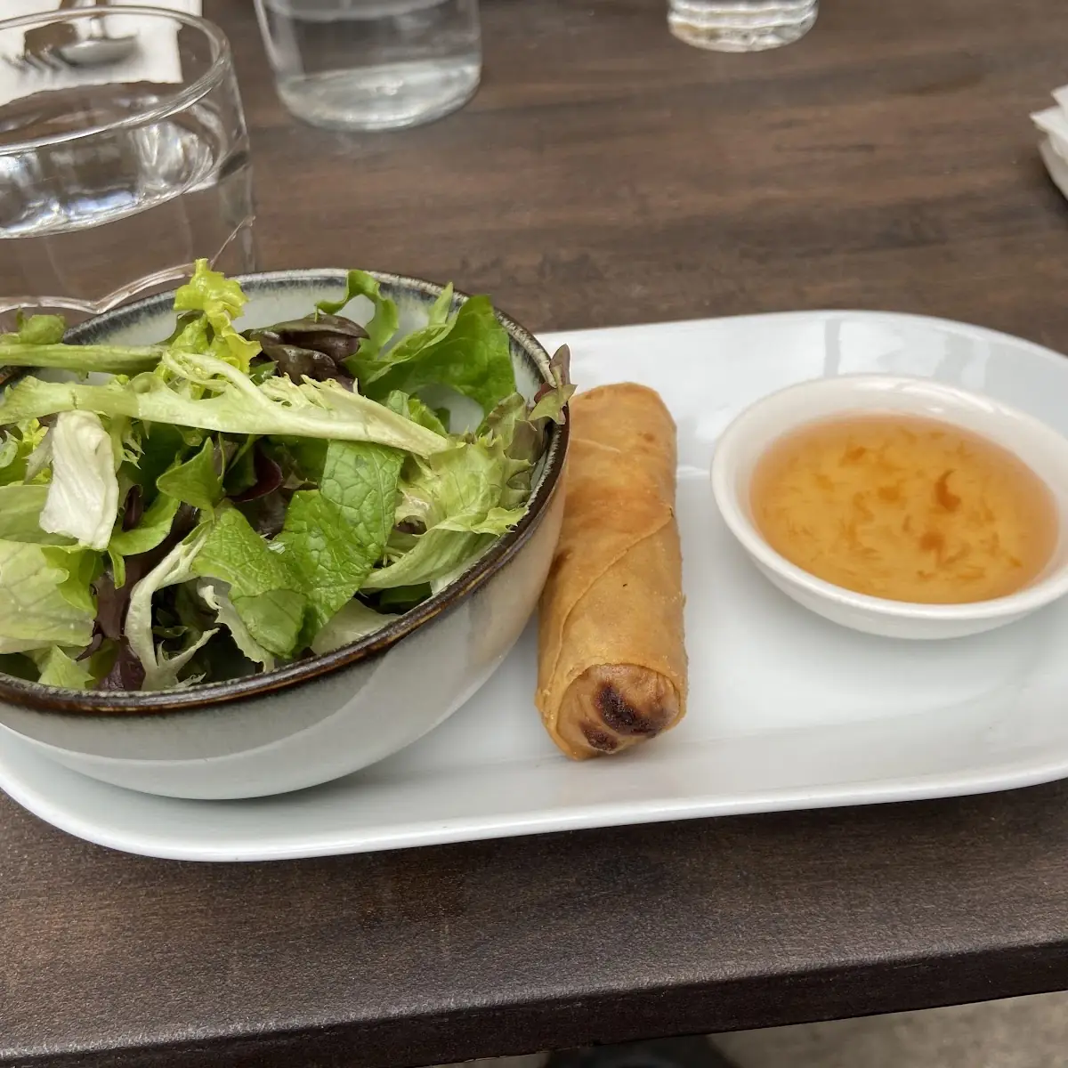 Salad and Spring Roll with Lunch Special