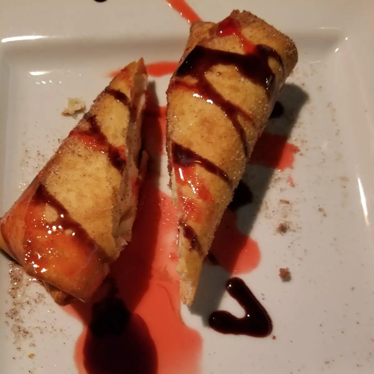 Deep Fried Cheese Cake Slice