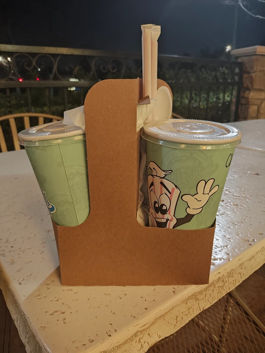 Vanilla Malt and Chocolate Chip Cookie Dough Shake