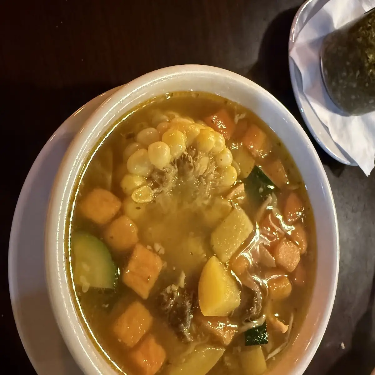 Chicken Vegetable Soup with Corn