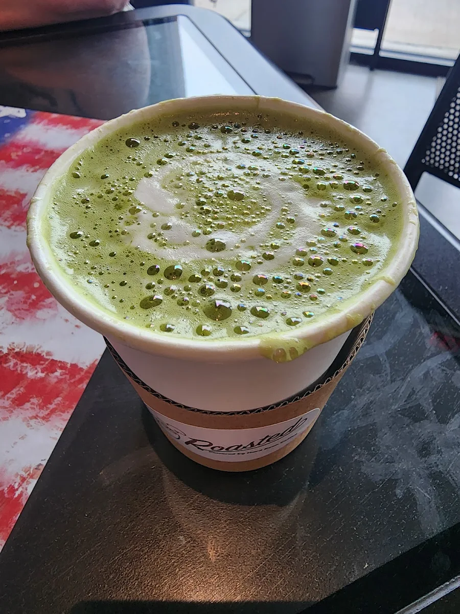 Macha with Steamed Milk