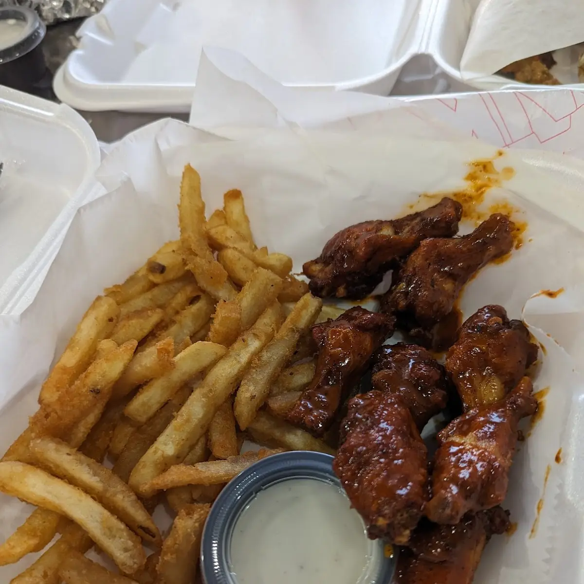 Wings and Fries