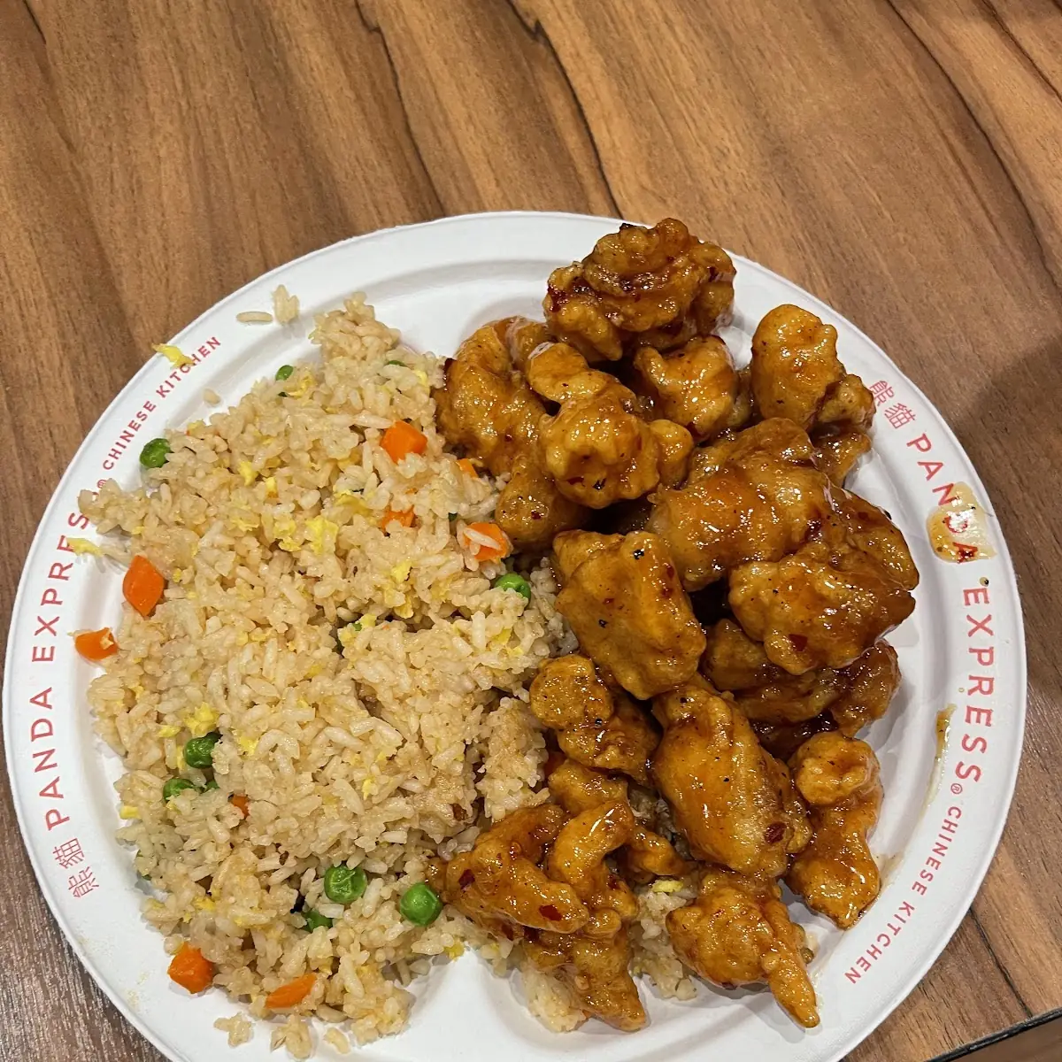 Double Orange Chicken Fried Rice