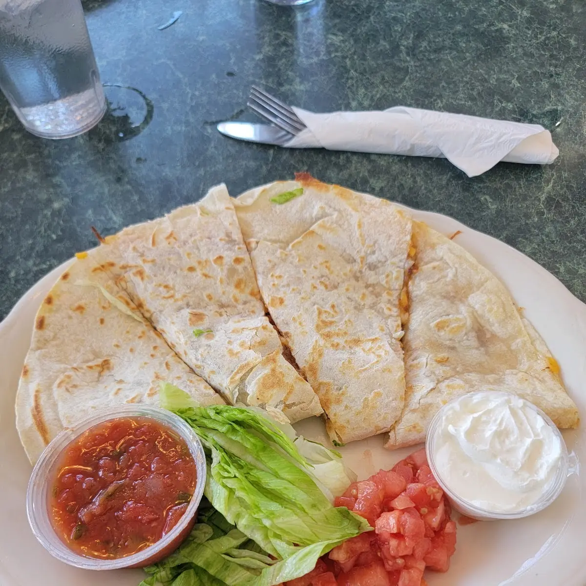 BBQ Pork Quesadilla