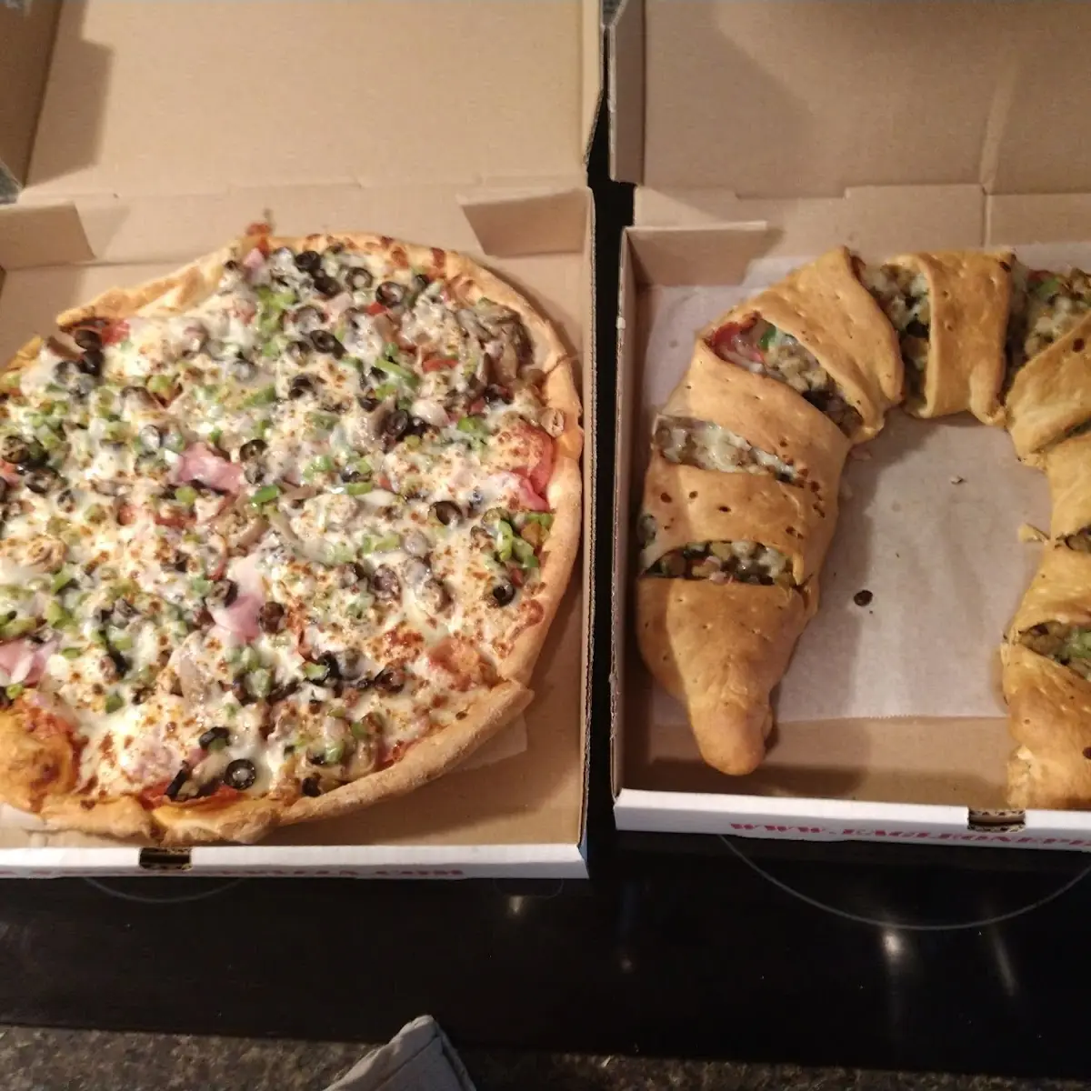 Supreme Pizza and Calzone