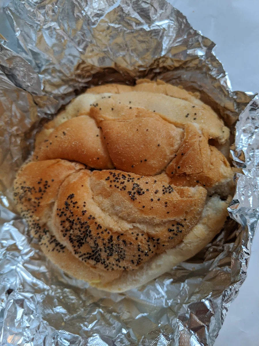 Sausage Egg and Cheese on a Roll