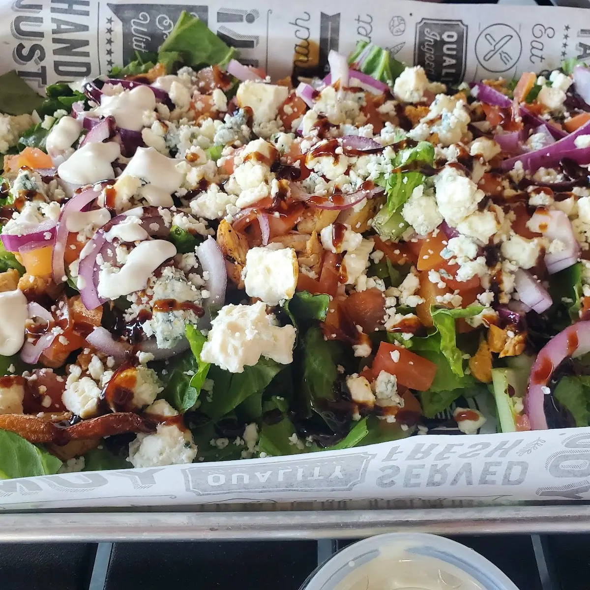 Black N Blue Chicken Salad