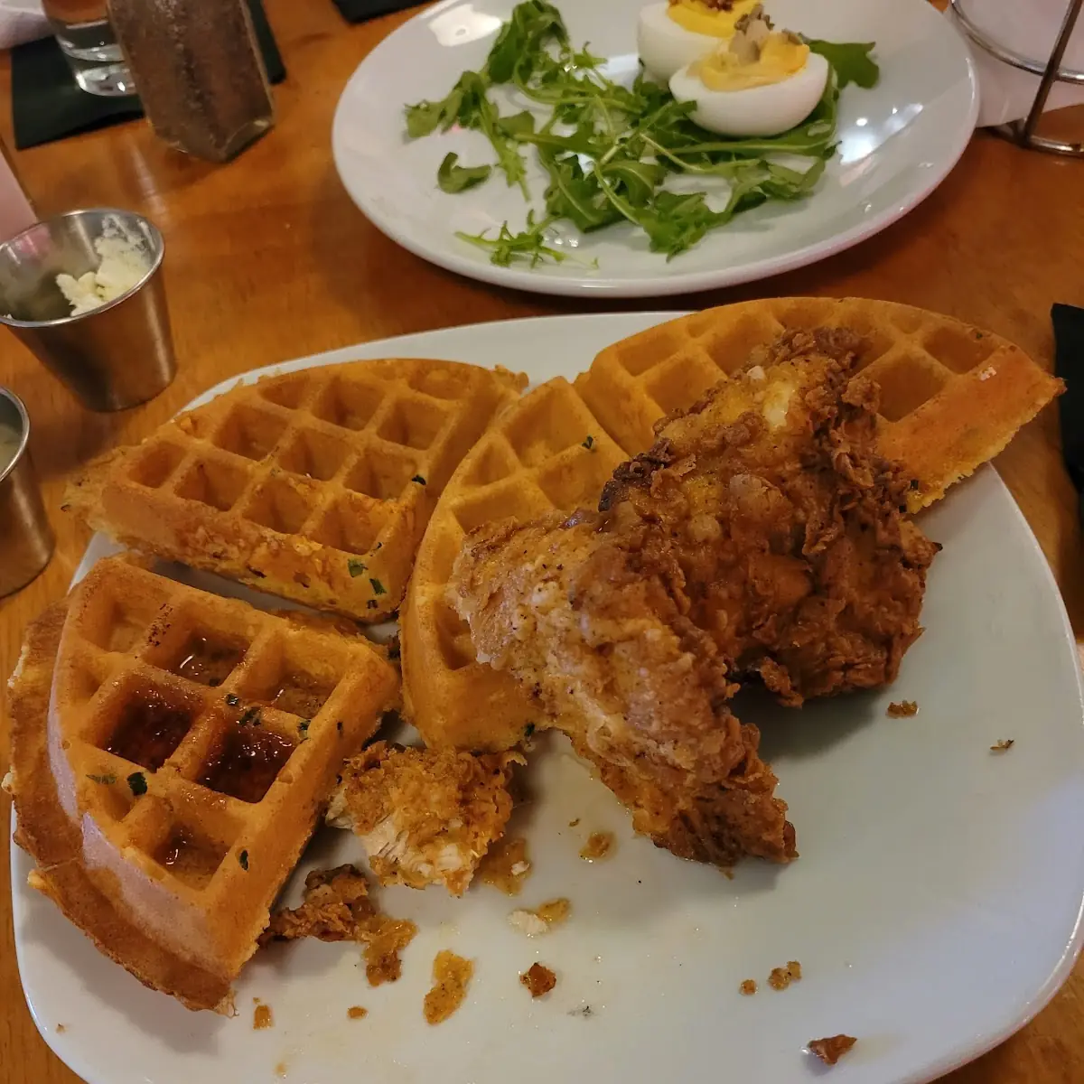 Jalapeño Chicken and Waffles