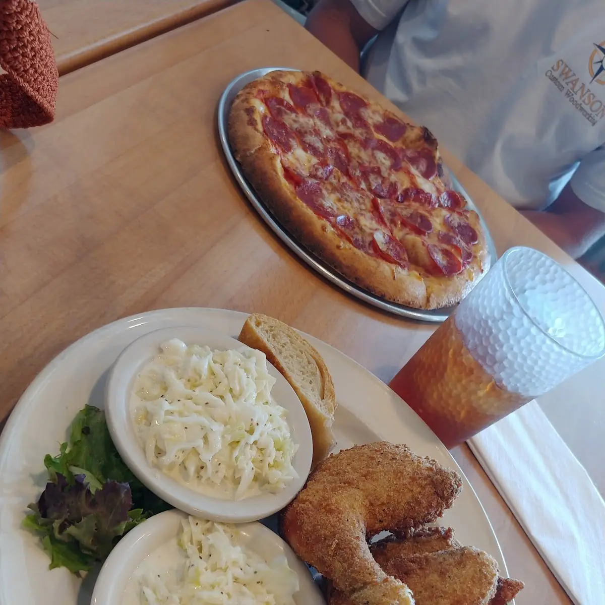 Fried Chicken and Coleslaw