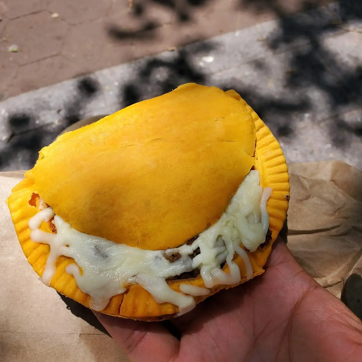 Beef Patty with Mozzarella Cheese