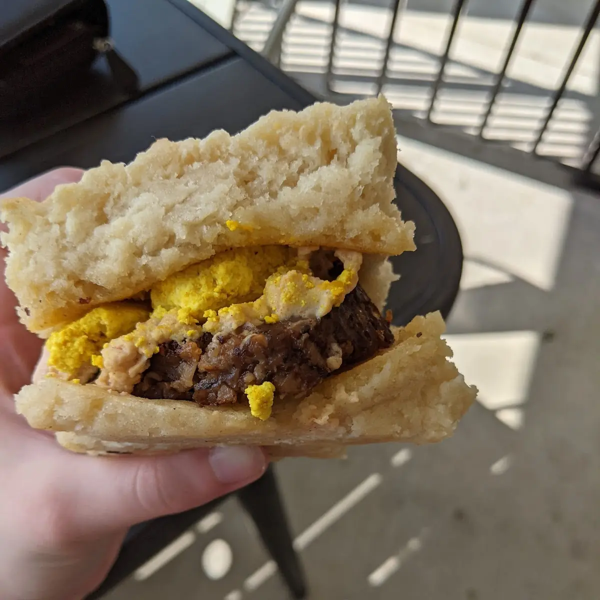 Sausage Egg and Cheese Biscuit