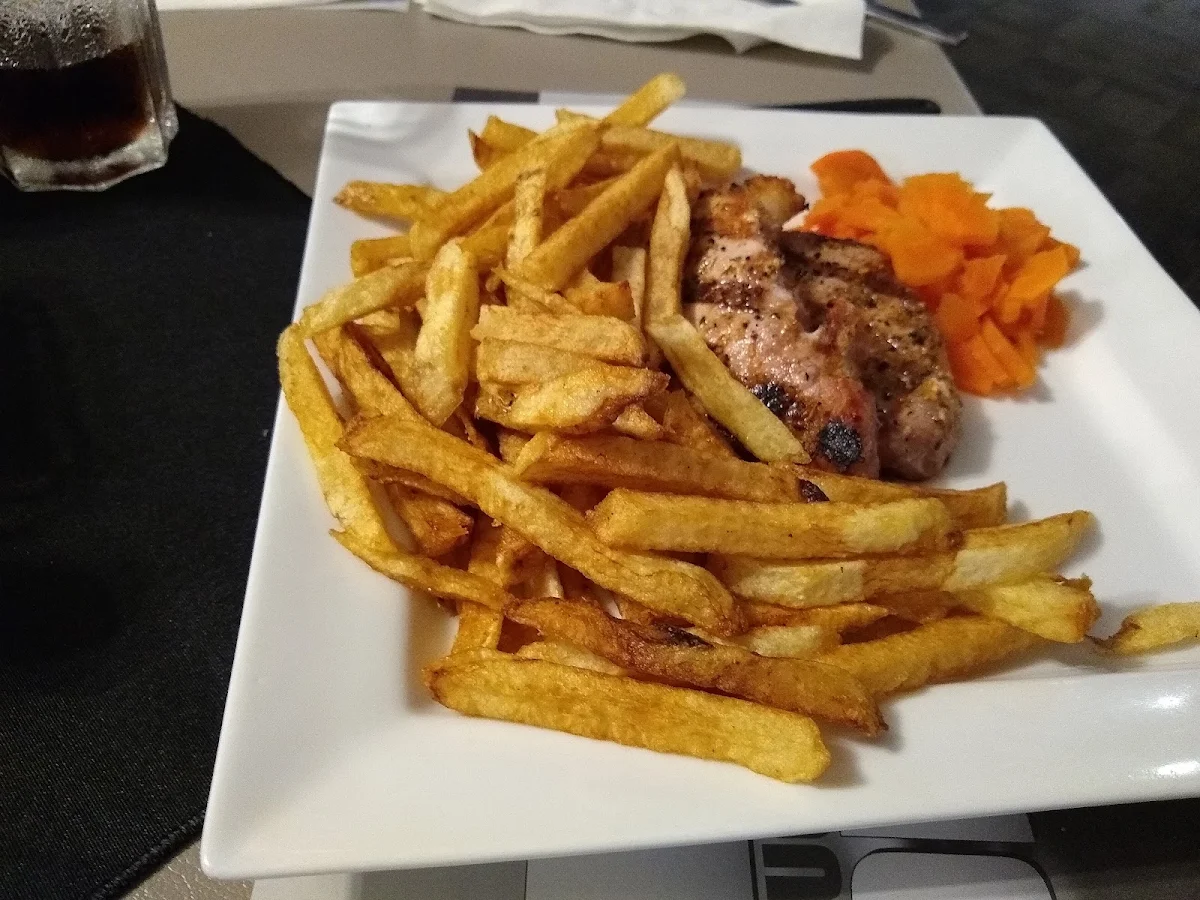 Pork Loin Chops with Fries