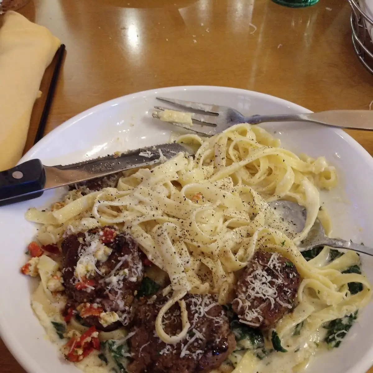 Steak Gorgonzola Alfredo