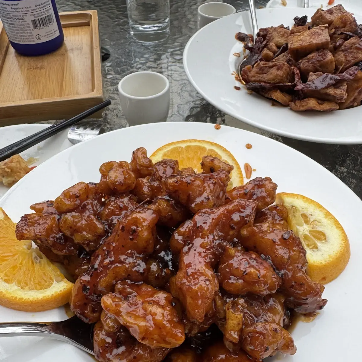 Orange Chicken Platter