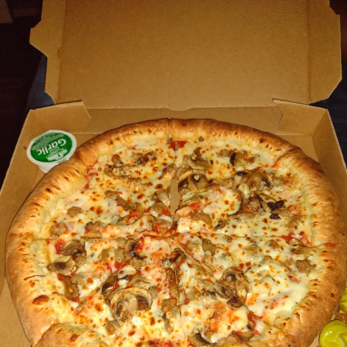 Sausage & Mushroom Pizza
