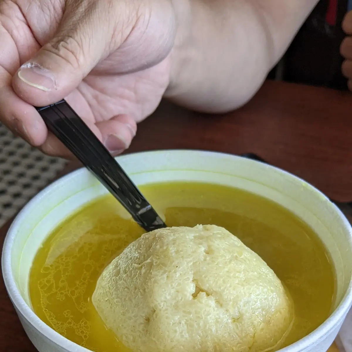 Chicken Broth with Matzo Ball