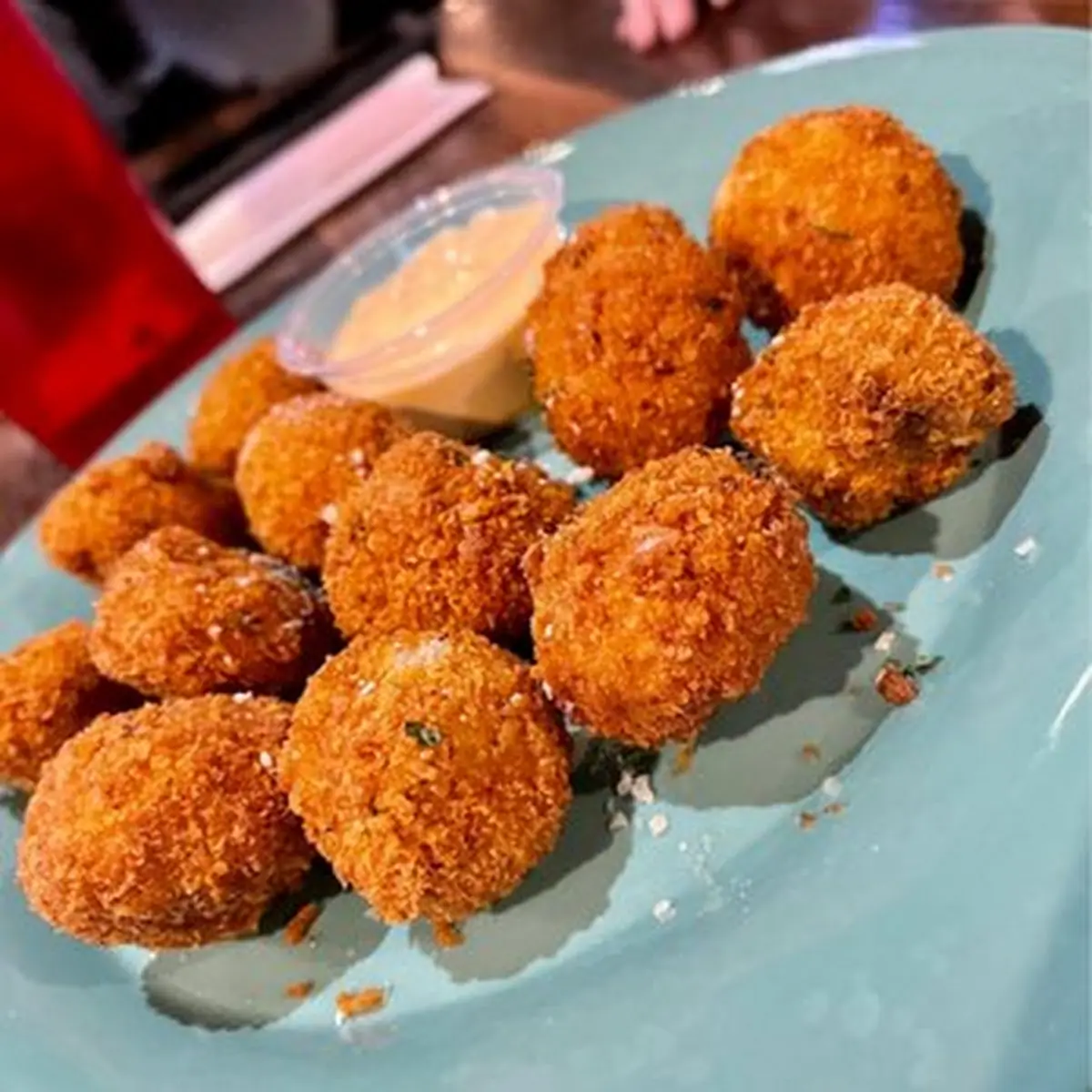 Fried Breaded Mushrooms with Cajun Ranch
