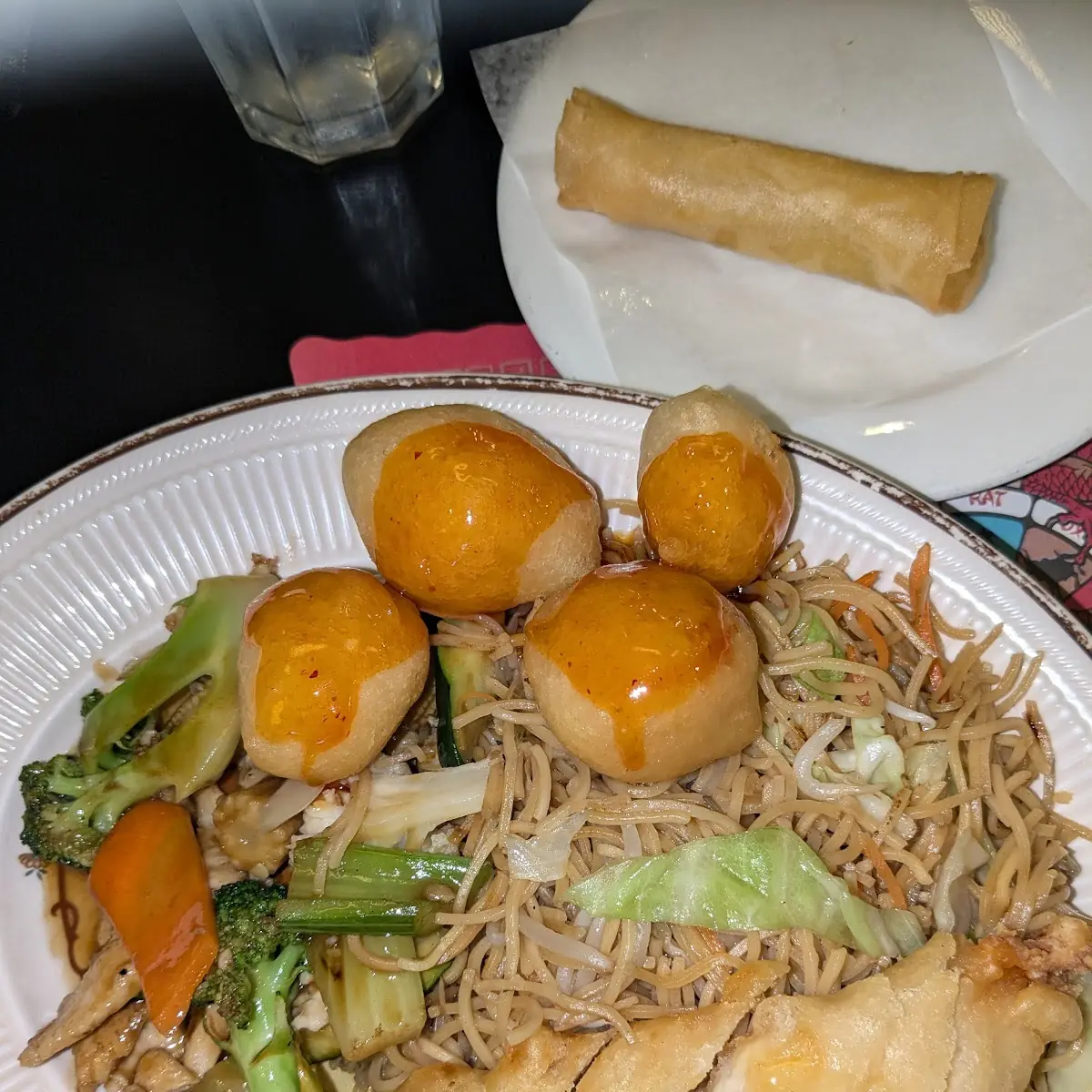 Chicken Balls Lemon Chicken Chow Mein