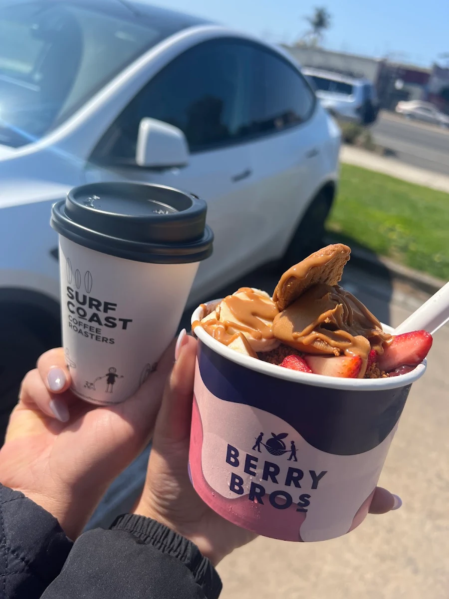 Biscoff Acai Bowl, Surf Break Cafe Torquay