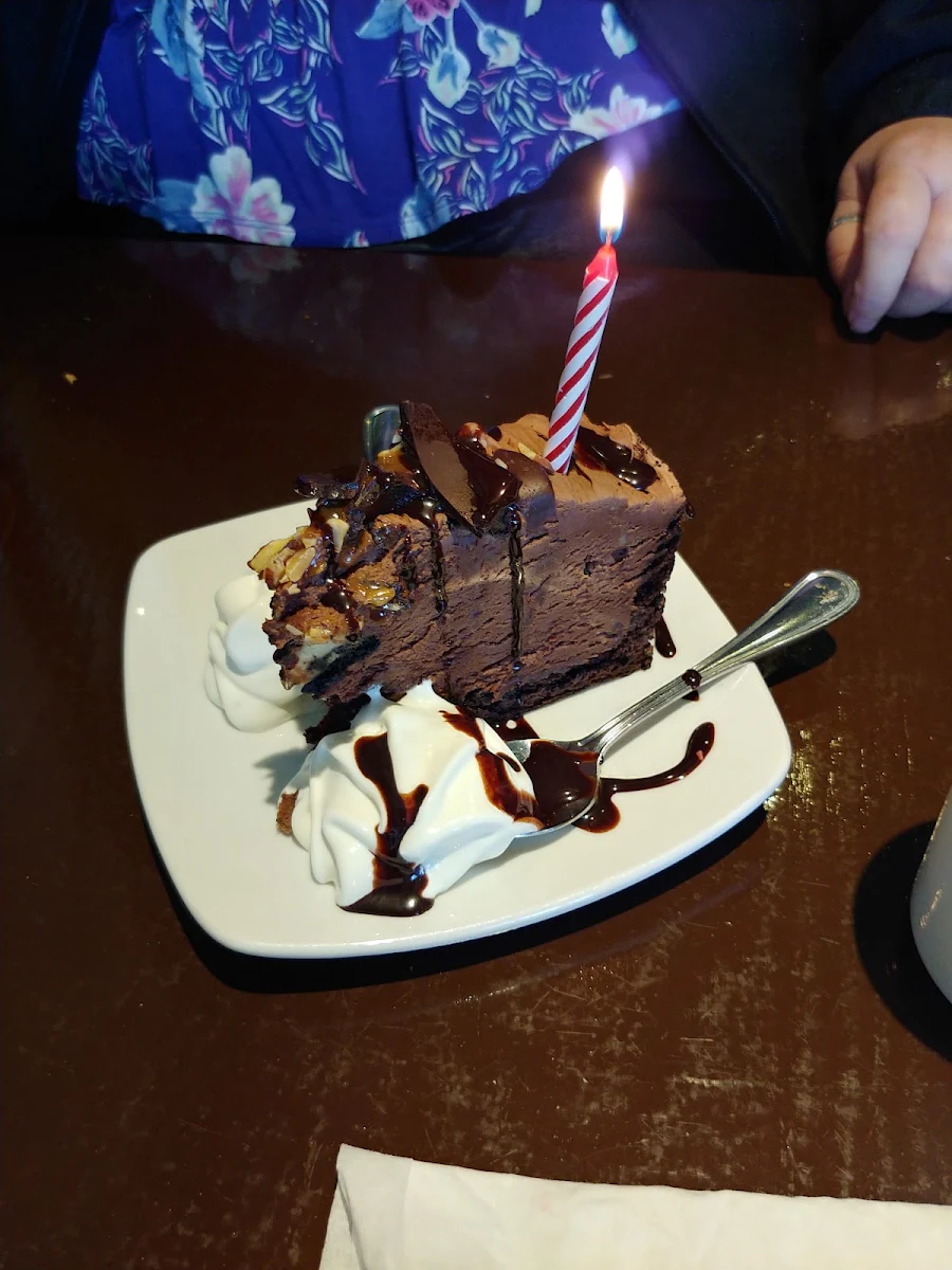 Chocolate Eruption Cheesecake, Gino's Restaurant