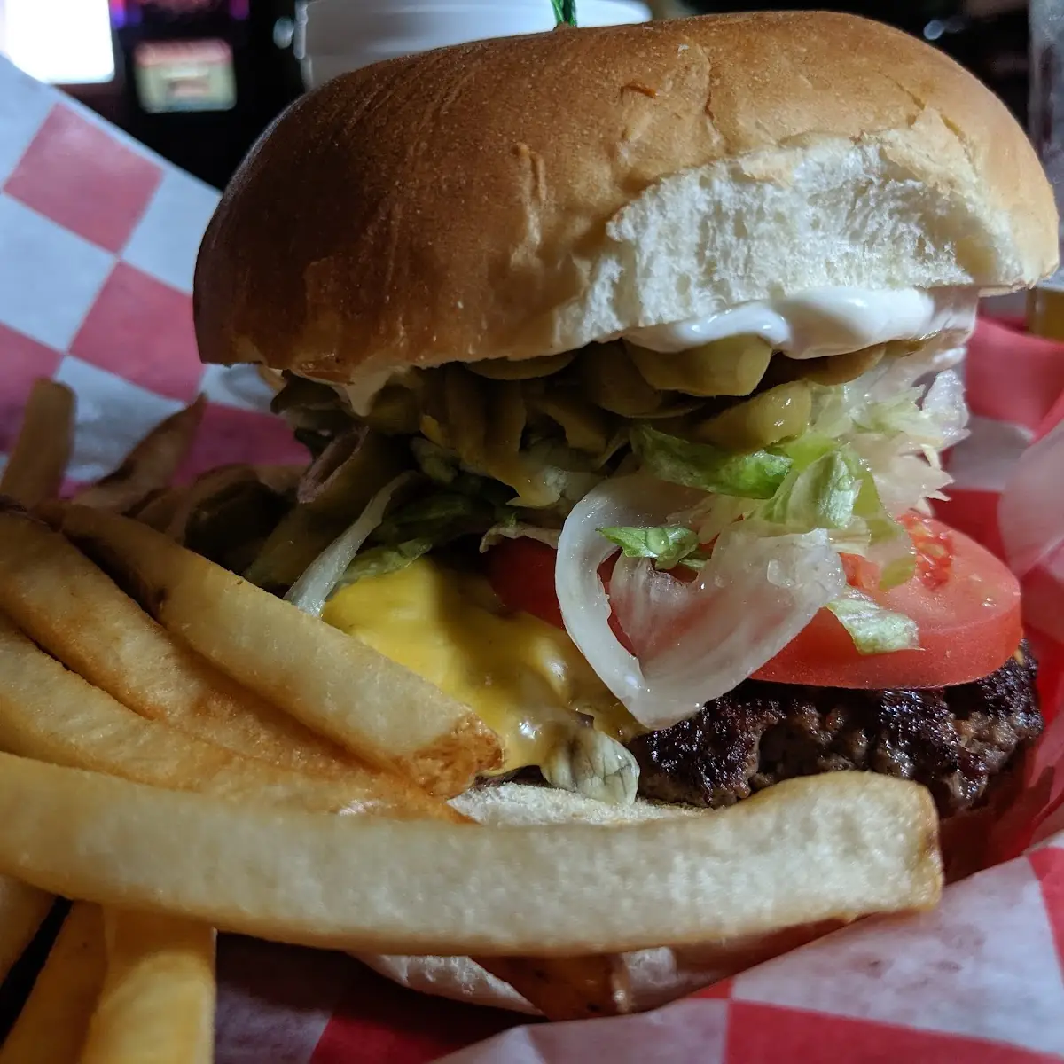 Olive Cheeseburger Deluxe