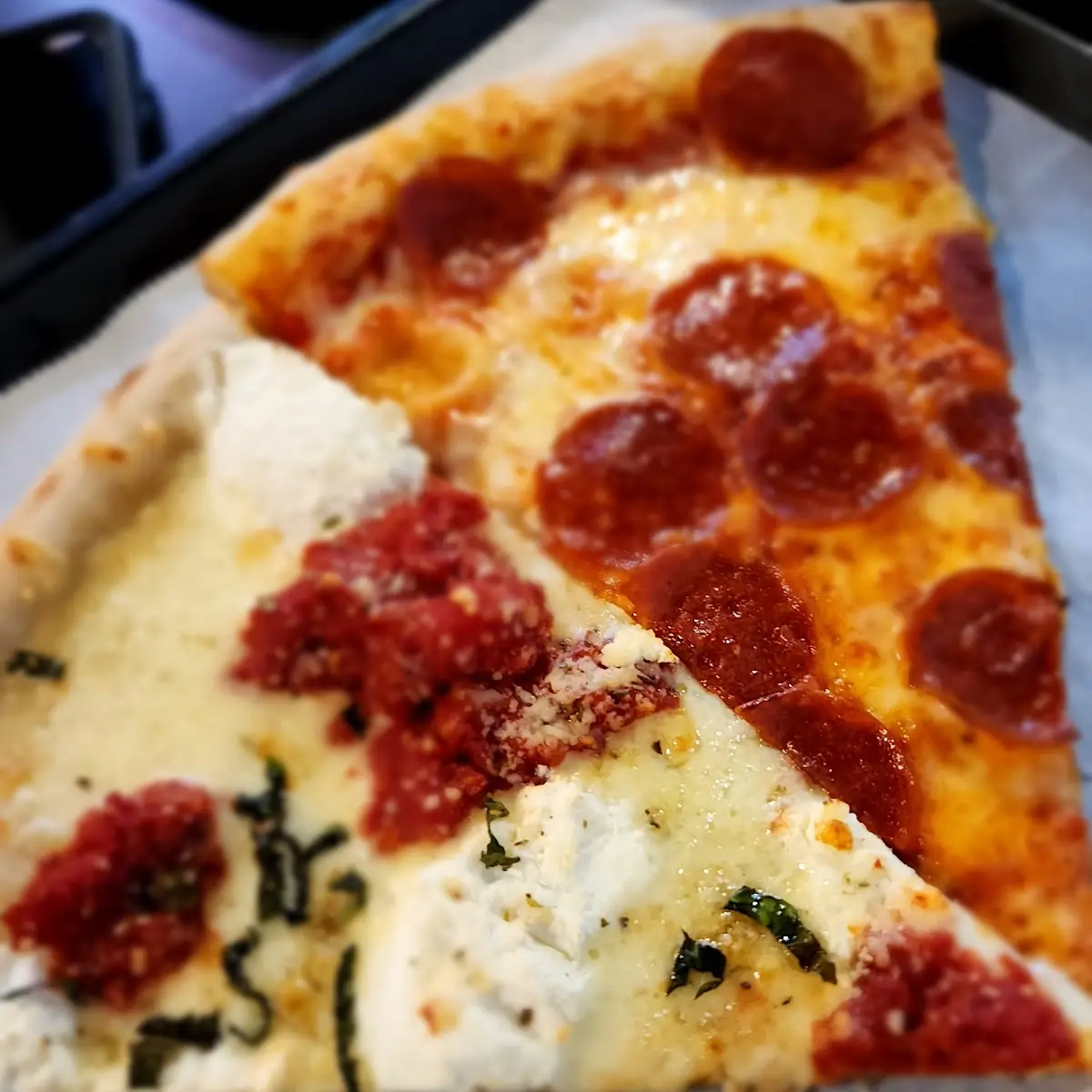Margarita Pizza Pepperoni Pizza