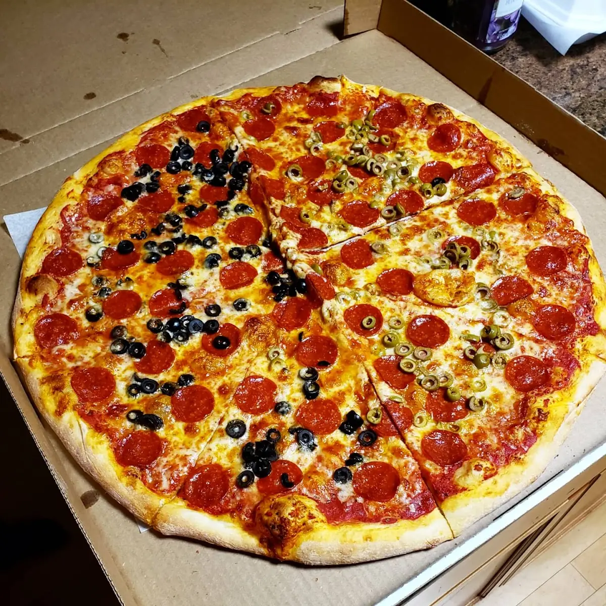 Pepperoni New York Style Pizza Slice