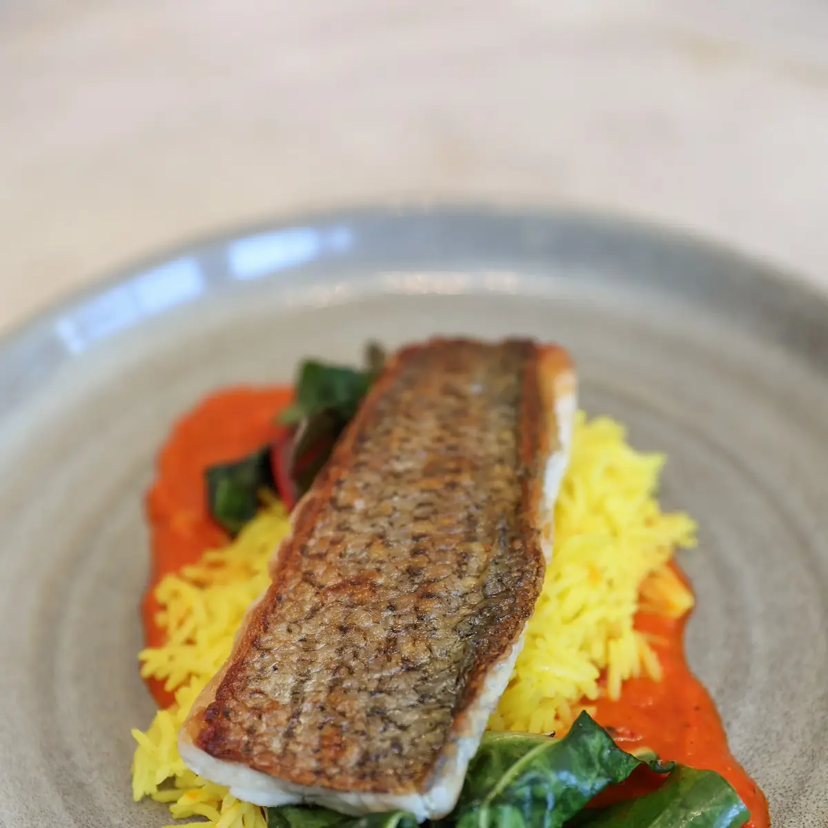 Pan Seared Local Bass