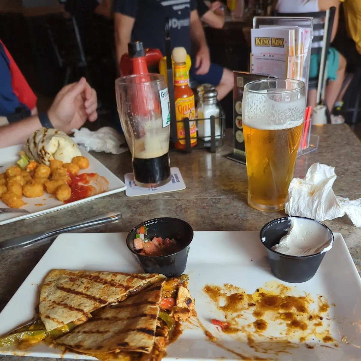 Barbecue Chicken Grilled Quesadilla