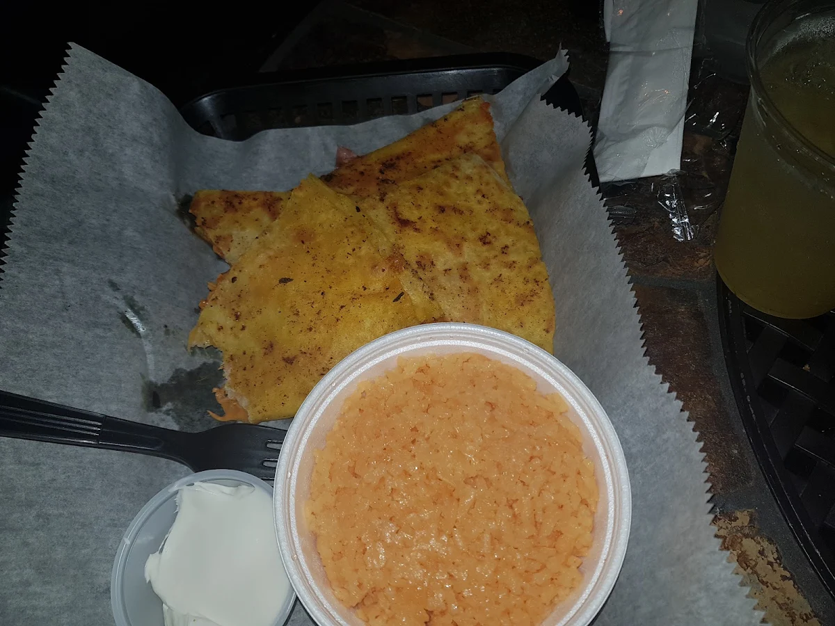 Quesadilla with Rice