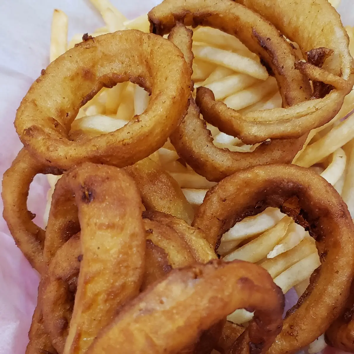 Fry & Onion Rings Combo Basket