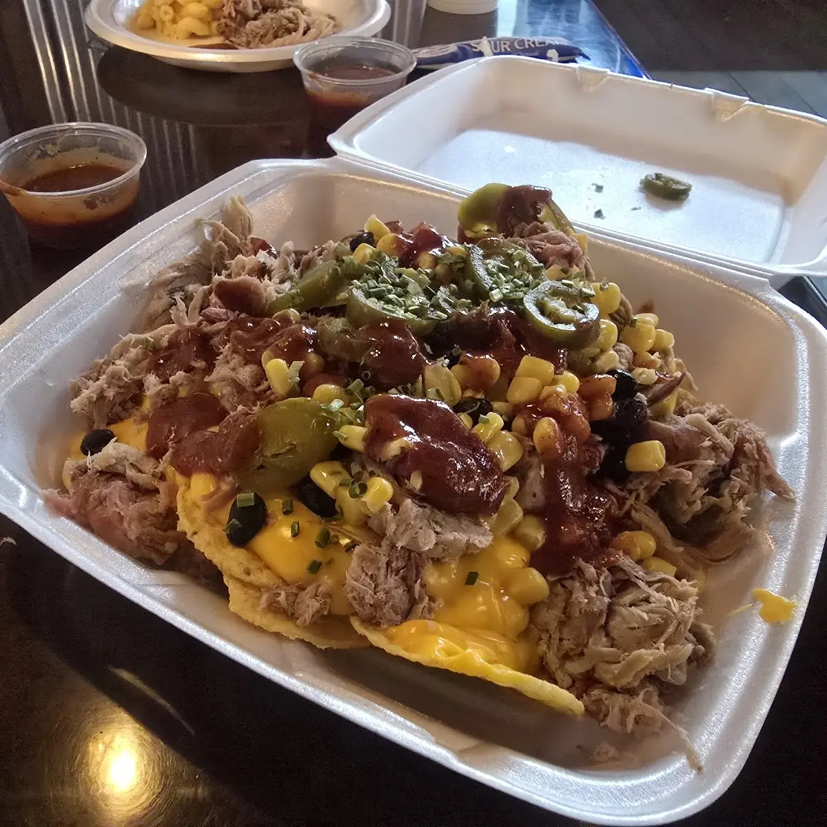 BBQ Pork Nachos